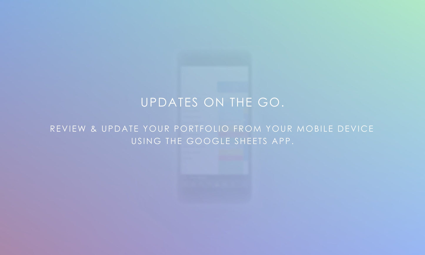 Mobile Portfolio Dividend Planner: Review & Update on Google Sheets App