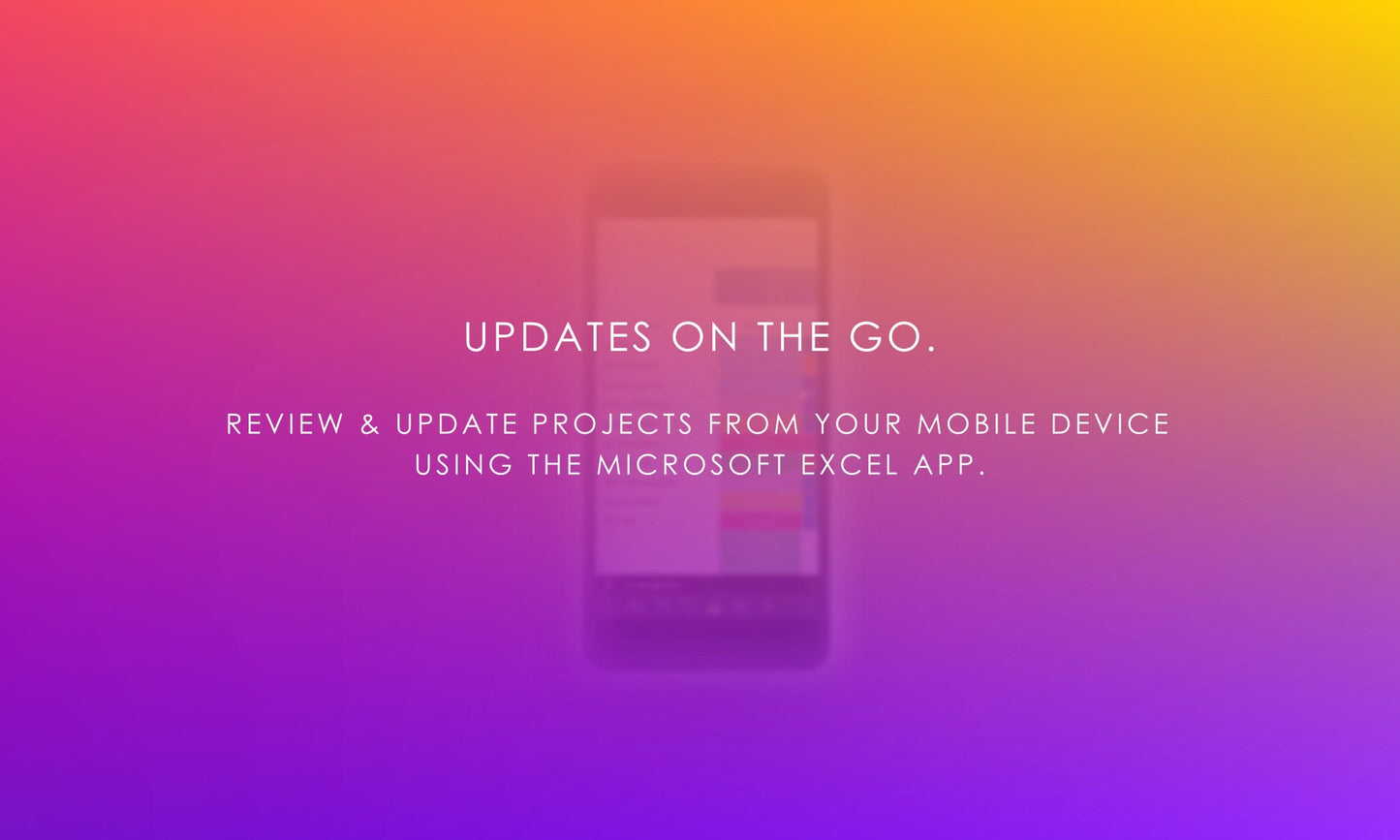 Mobile Multi Phase Project Planner Spreadsheet: Review & Update on Excel App