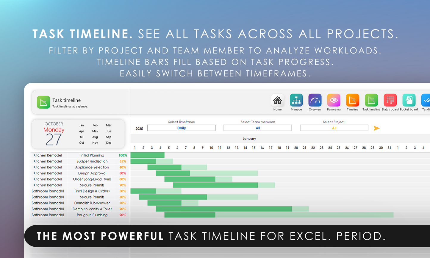 Multi Project Planner 100 Pro