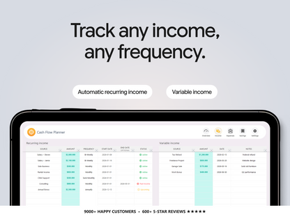 Cash Flow Planner