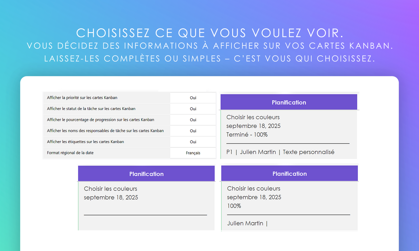 Tableau Kanban Francais