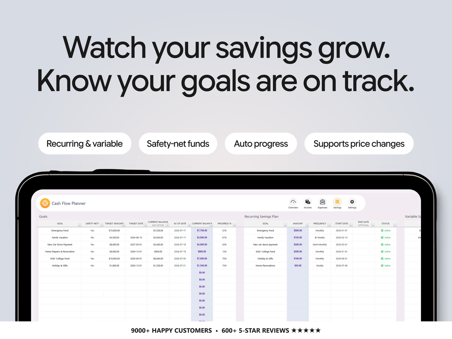 Cash Flow Planner