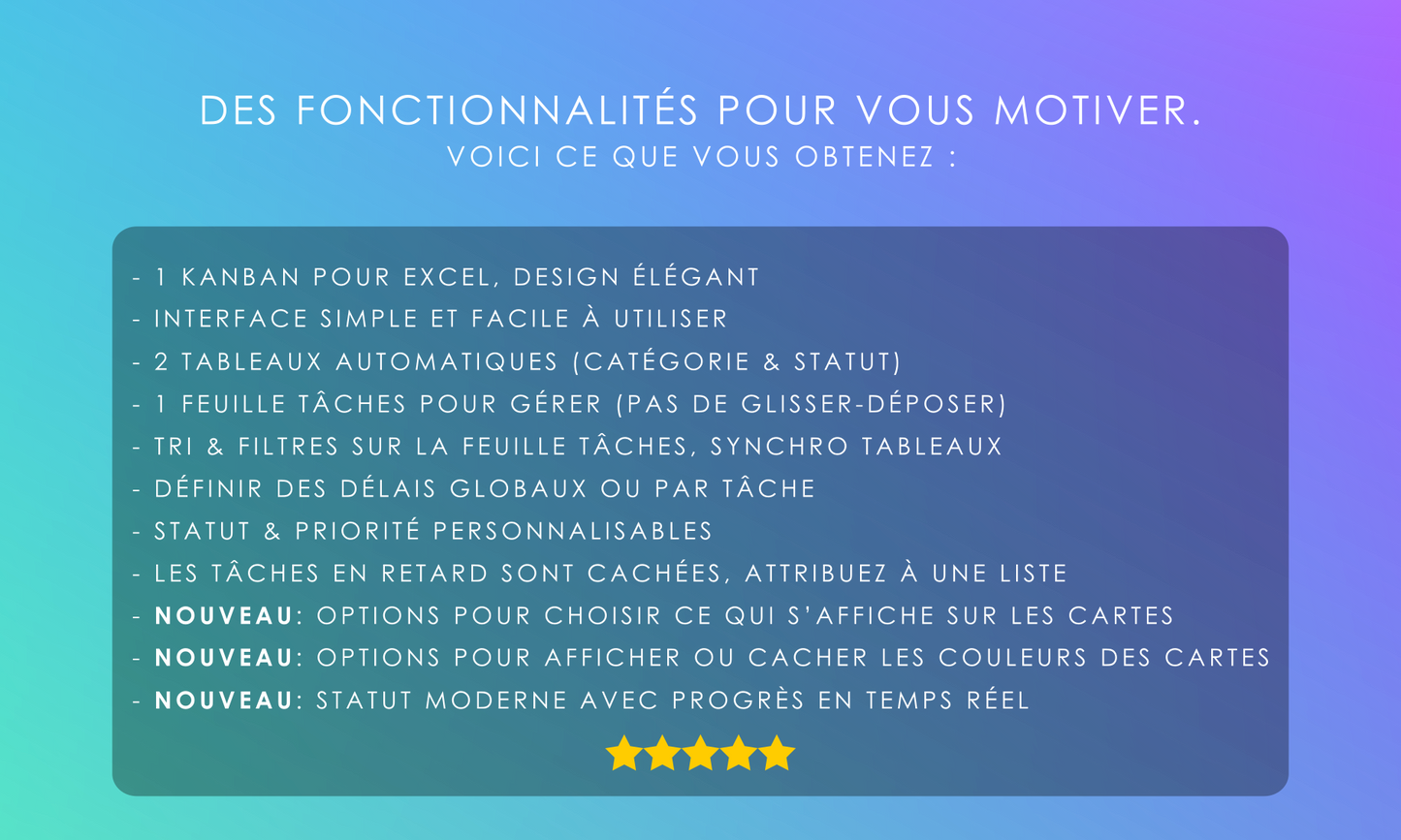 Tableau Kanban Francais
