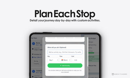 Trip Planner Travel Itinerary Budget Tracker Checklist Packing List Digital Download PDF