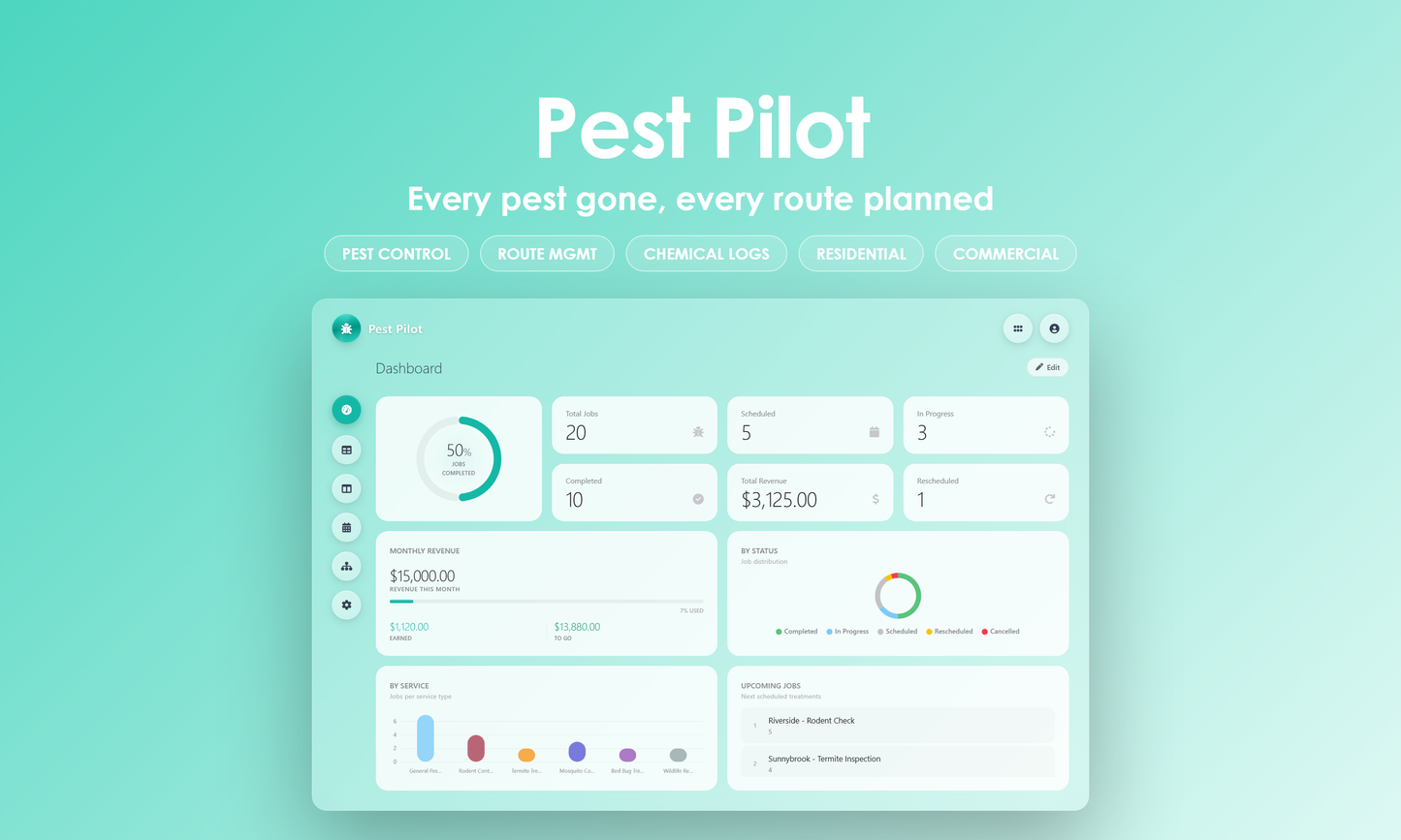 Pest Pilot - Dashboard