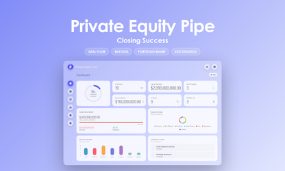 Private Equity Pipe - Dashboard