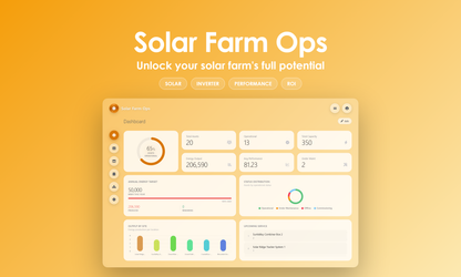 Solar Farm Ops - Dashboard