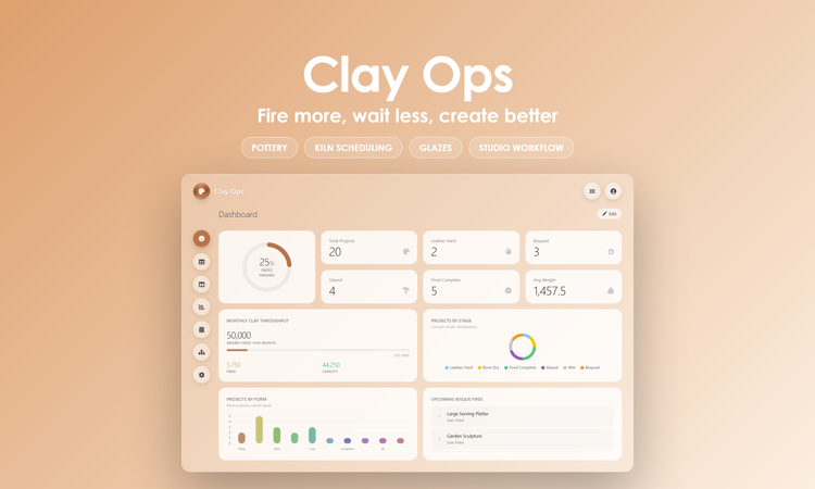 Clay Ops - Dashboard