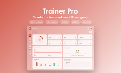 Trainer Pro - Dashboard