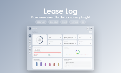 Lease Log - Dashboard