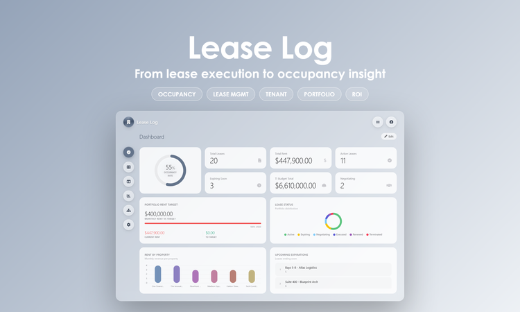Lease Log - Dashboard