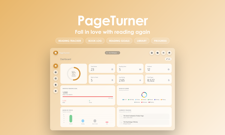 PageTurner - Dashboard