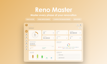 Reno Master - Dashboard