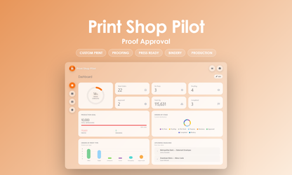 Print Shop Pilot - Dashboard