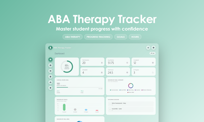 ABA Therapy Tracker - Dashboard