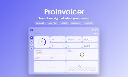 ProInvoicer - Dashboard