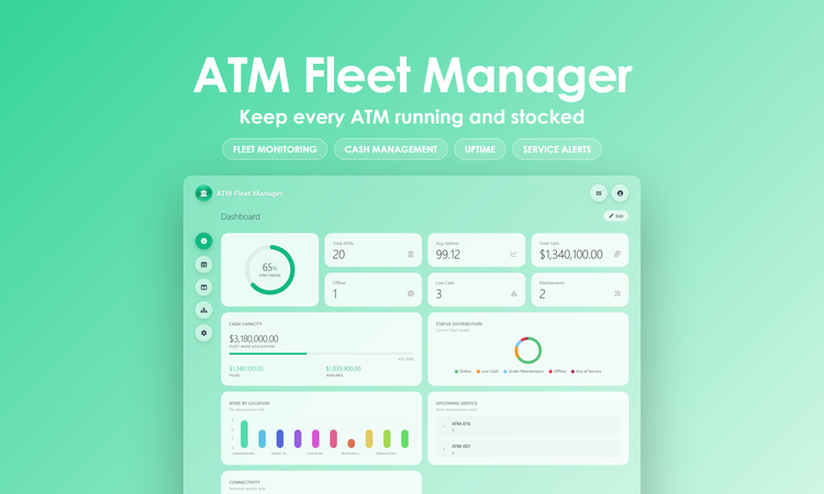 ATM Fleet Manager - Dashboard