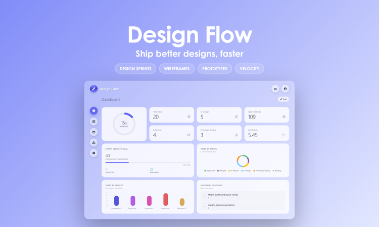 Design Flow - Dashboard