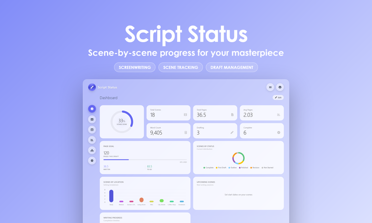 Script Status - Dashboard