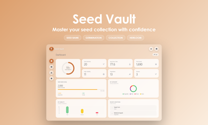 Seed Vault - Dashboard