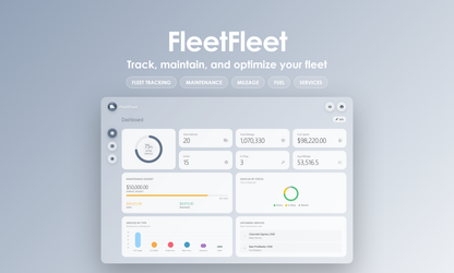 FleetFleet - Dashboard