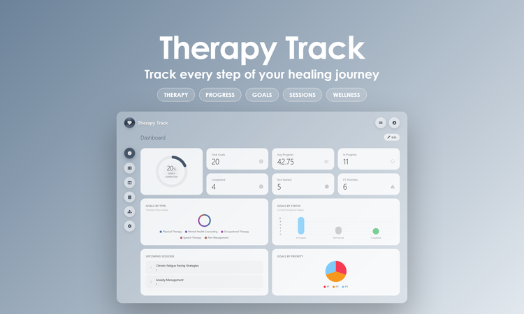 Therapy Track - Dashboard