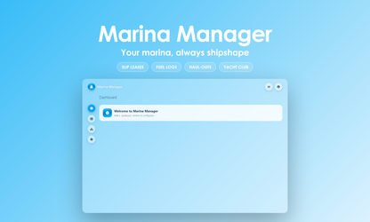 Marina Manager - Dashboard