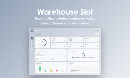 Warehouse Slot - Dashboard
