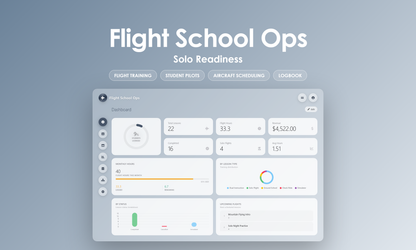 Flight School Ops - Dashboard