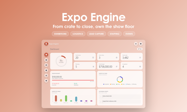 Expo Engine - Dashboard