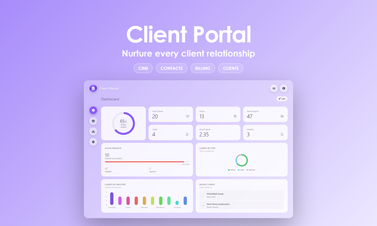 Client Portal - Dashboard