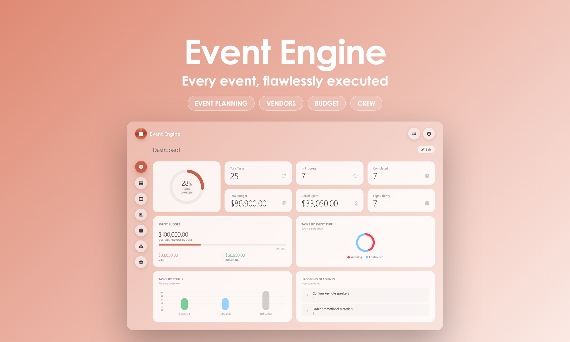 Event Engine - Dashboard