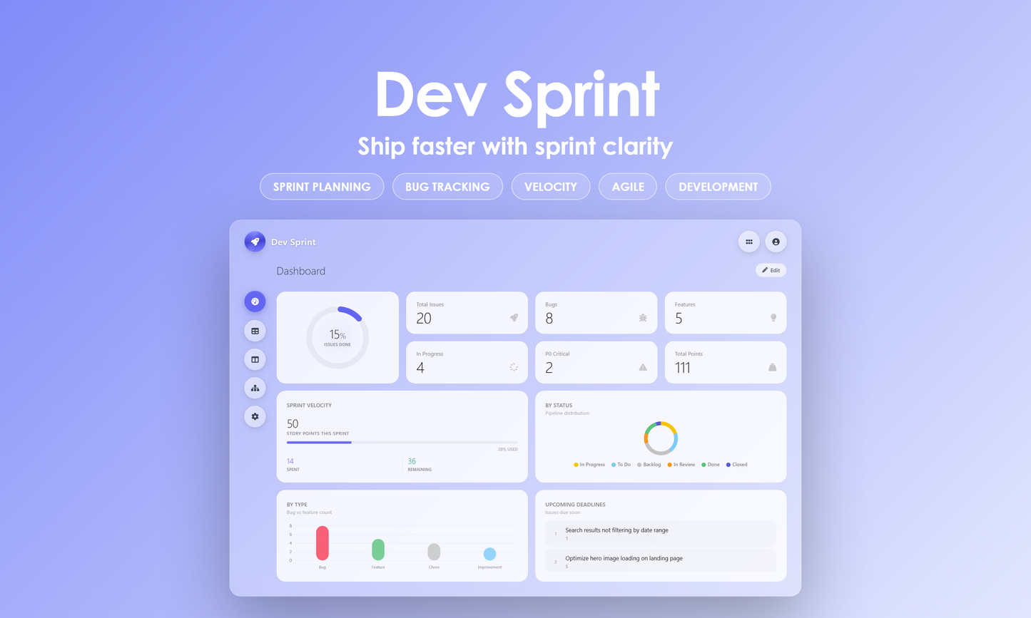 Dev Sprint - Dashboard