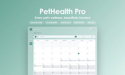 PetHealth Pro - Calendar