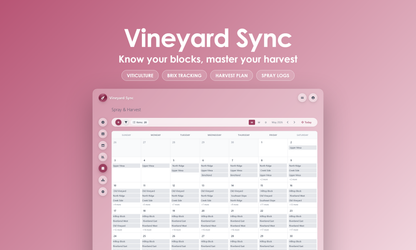 Vineyard Sync - Calendar