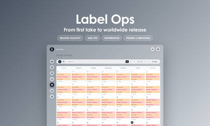 Label Ops - Calendar
