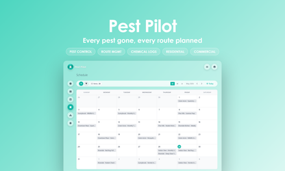 Pest Pilot - Calendar
