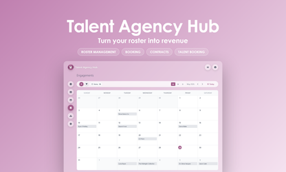 Talent Agency Hub - Calendar