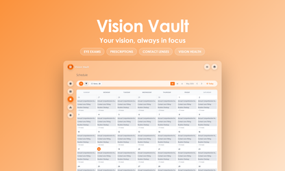 Vision Vault - Calendar