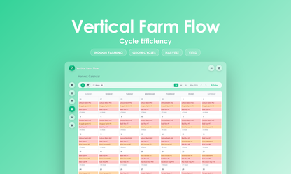 Vertical Farm Flow - Calendar