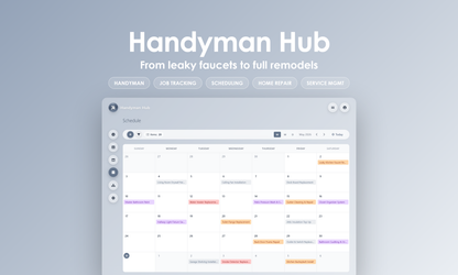 Handyman Hub - Calendar