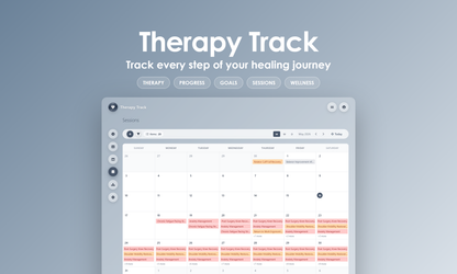 Therapy Track - Calendar