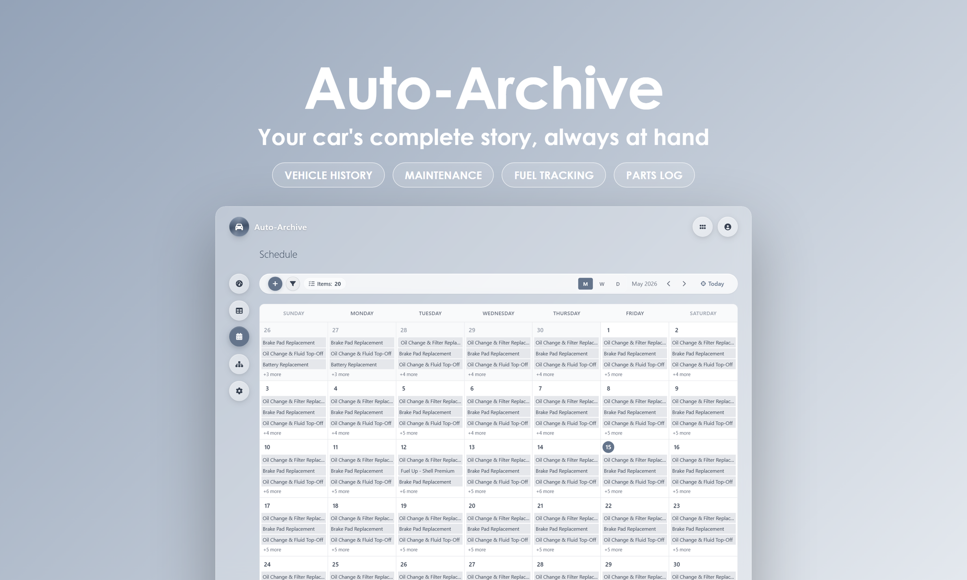 Auto-Archive - Calendar