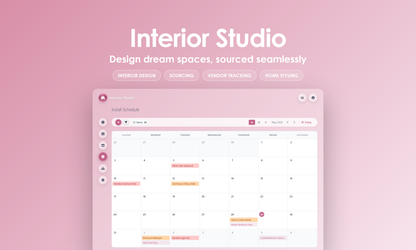 Interior Studio - Calendar