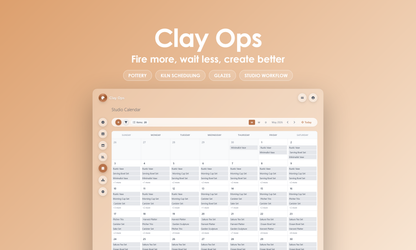 Clay Ops - Calendar