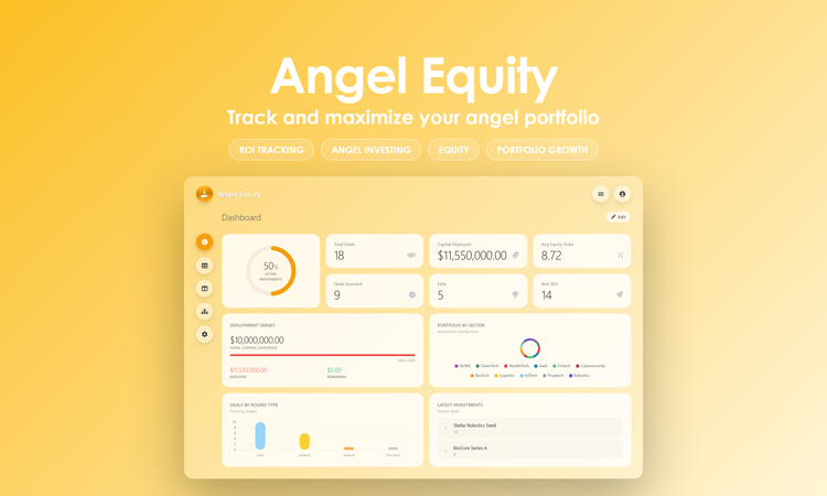 Angel Equity - Dashboard