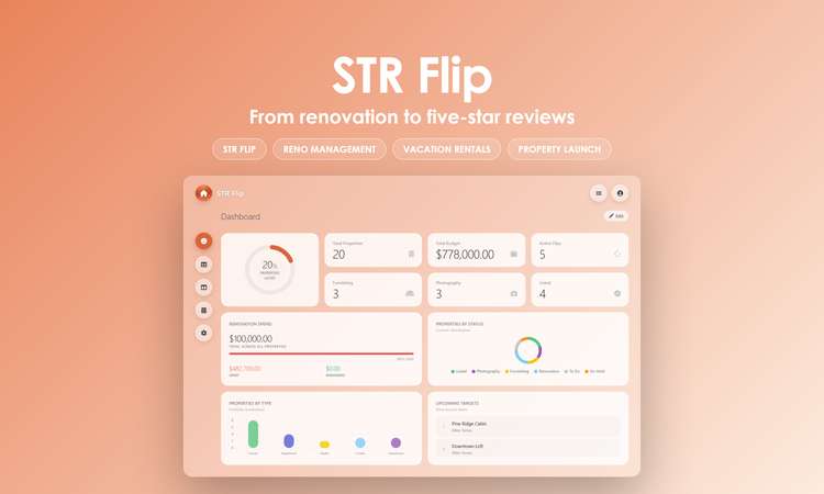 STR Flip - Dashboard