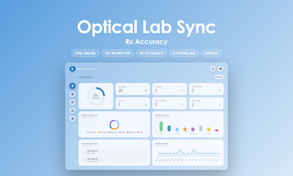 Optical Lab Sync - Dashboard