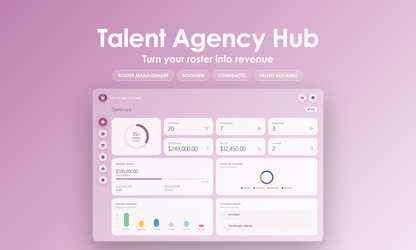 Talent Agency Hub - Dashboard