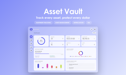 Asset Vault - Dashboard